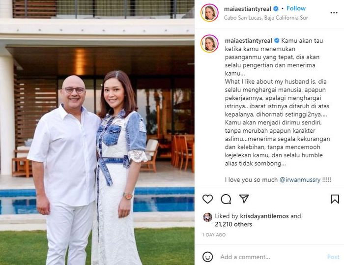Postingan Maia Estianty