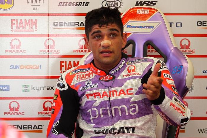 Jorge Martin yang bersaing dengan Enea Bastianini untuk memperebutkan posisi di tim pabrikan Ducati pada MotoGP 2023.