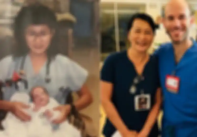 28 Tahun Berlalu, Perawat ini Bertemu Dokter yang Ternyata Merupakan Bayi Prematur yang Dirawatnya Dulu