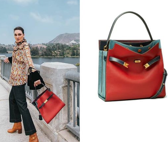 TORY BURCH Lee Radziwill Double Bag.