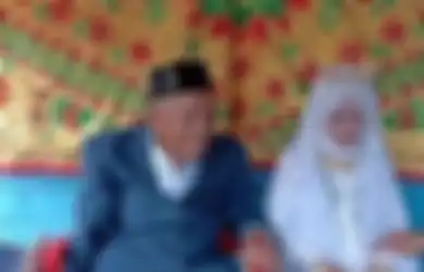 Meski Langkahnya Tertatih, Kakek 103 Tahun Ini Masih Semangat Menikahi Gadis Pujaannya yang Umurnya Terpaut 73 Tahun, Saat Ditanya Malam Pertama Begini Jawabannya