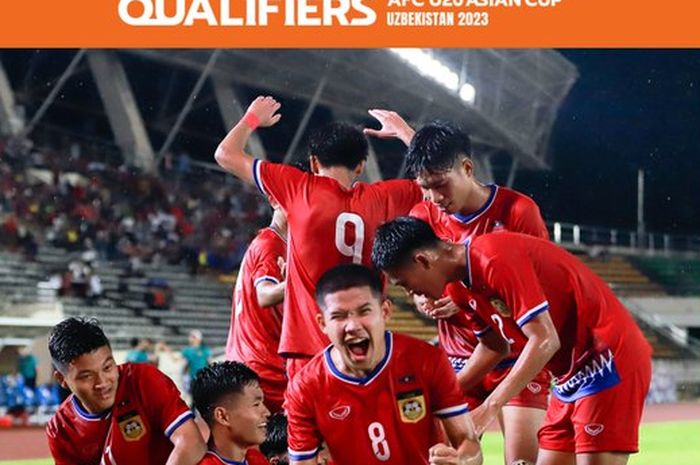 Timnas U-20 Laos mengalahkan Guam di Kualifikasi Piala Asia U-20 2023.