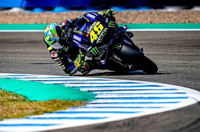 Valentino Rossi sudah ngegas di tes MotoGP Jerez 2020 ungkapkan rekor tidak berinteraksi dengan motor MotoGP, siap tempur di musim ini dan kepastian karier MotoGP-nya musim depan