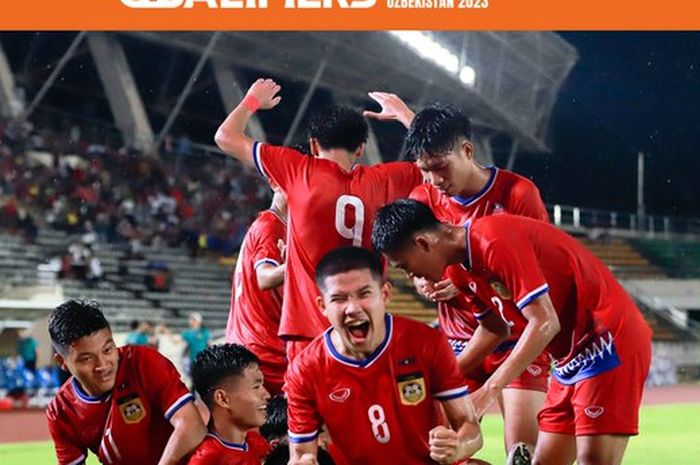 Timnas U-20 Laos mengalahkan Guam di Kualifikasi Piala Asia U-20 2023.