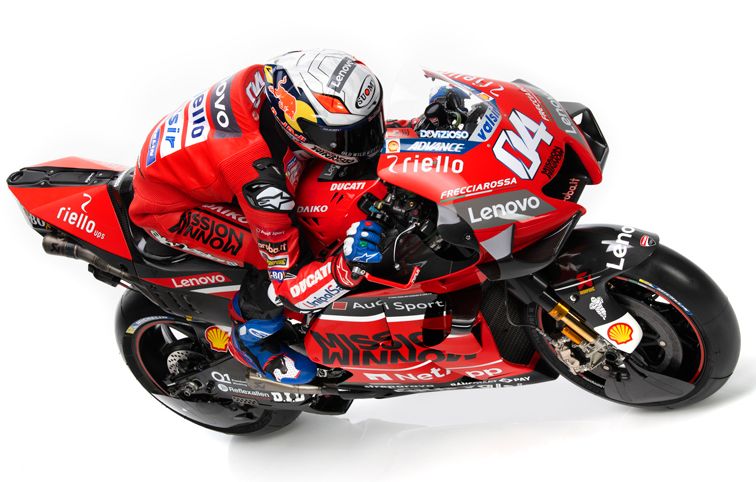 Bukan Kaleng Kaleng Fakta Motif Helm Andrea Dovizioso Di