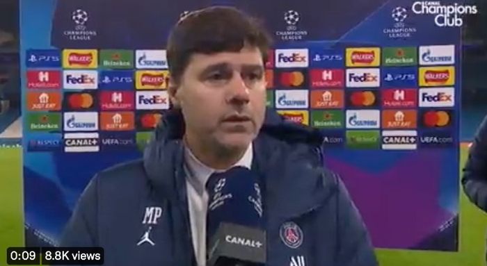 Pelatih PSG, Mauricio Pochettino