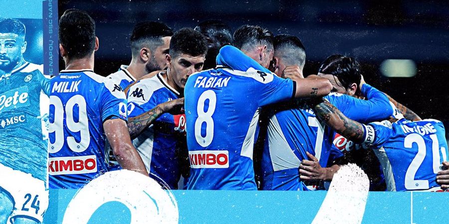 Hasil Liga Italia - Menang 2-1, Napoli Usik Posisi AS Roma di 5 Besar