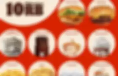 katalog promo Burger King serba Rp10.000