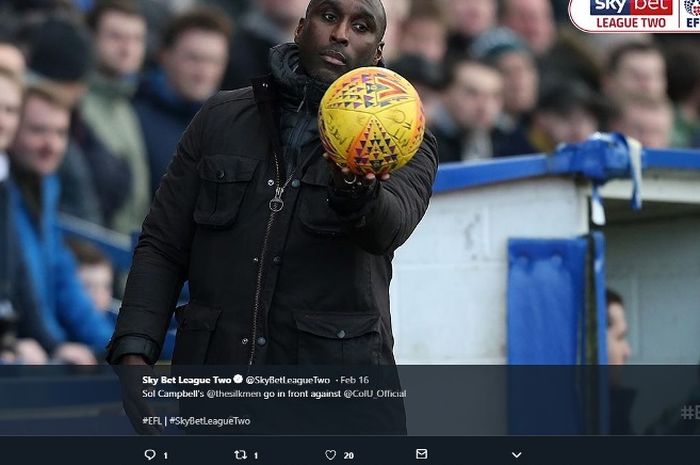 Mantan bek timnas Inggris, Sol Campbell