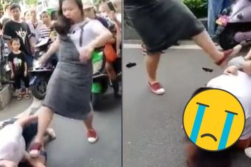  Jangan Jadi Perampas Suami Orang,Pelakor ditelanjangi Istri Sah di depan Umum, Suami Malah Bela Mati matian Selingkuhannya 
