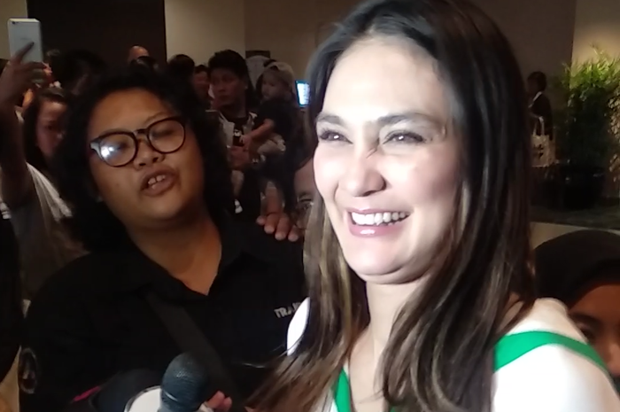 Luna Maya saat ditemui di XXI Plaza Indonesia, Tanah Abang, Jakarta Pusat, Rabu (29/5/2019) malam.