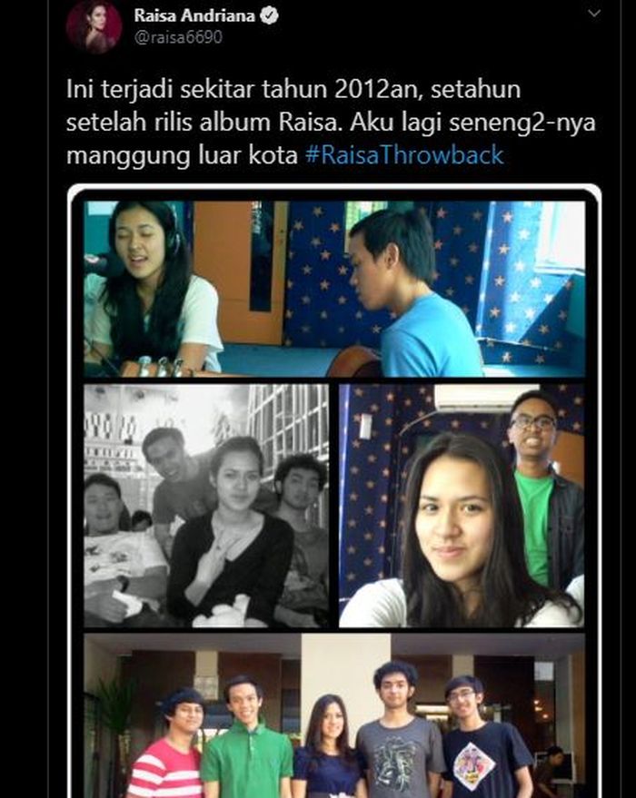 Raisa throwback