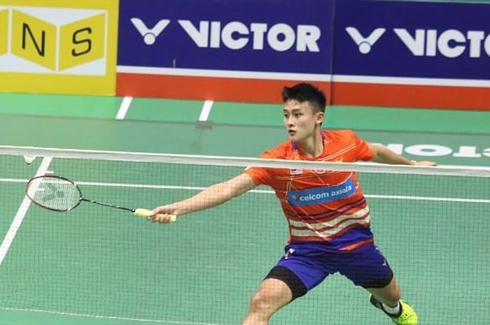 Pemain tunggal putra Malaysia, Lim Chong King.