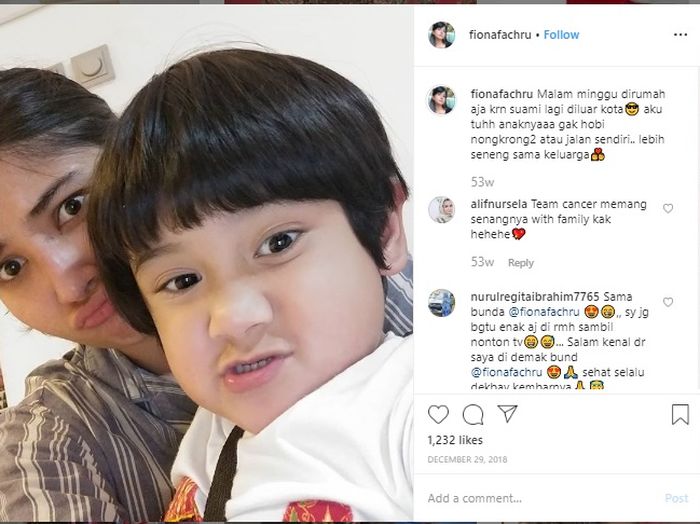 Kesahajaan Fiona Fachru Nisa.