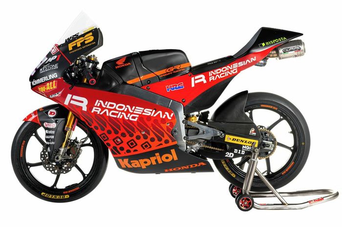 Penampakan kuda besi Honda NSF259RW Indonesian Racing Team Gresini Moto3 musim 2021