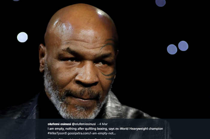 Legenda tinju dunia, Mike Tyson.