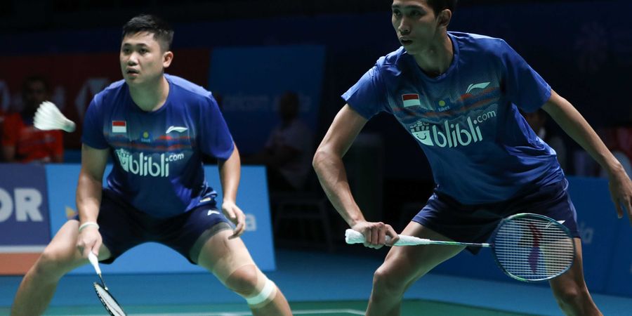 Hasil Malaysia Open 2019 - Wahyu/Ade Revans atas Wakil Denmark