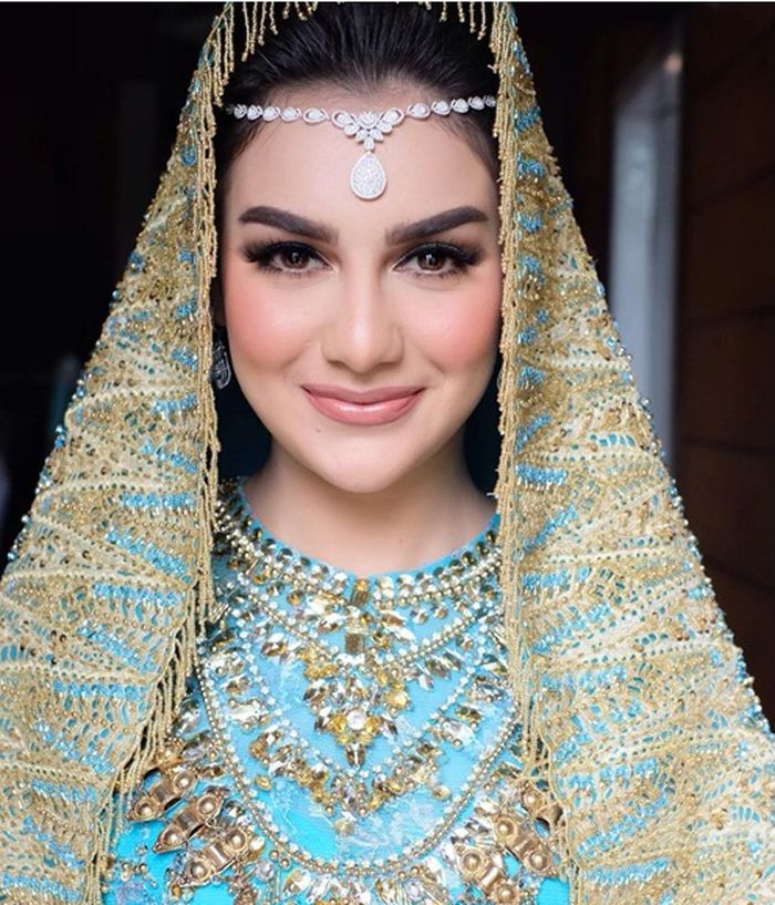 Potret cantik Irish Bella saat hari pernikahan.