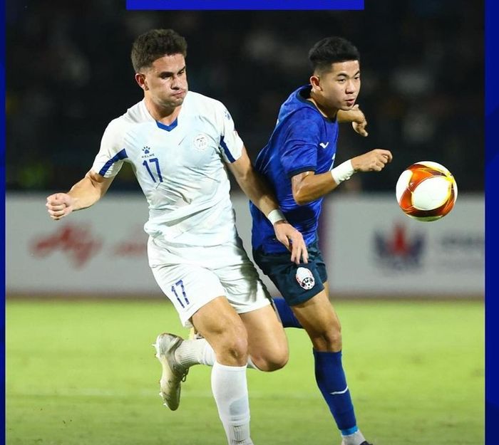 Laga Filipina vs Kamboja pada babak penyisihan Grup A SEA Games 2023, Selasa (2/5/2023).