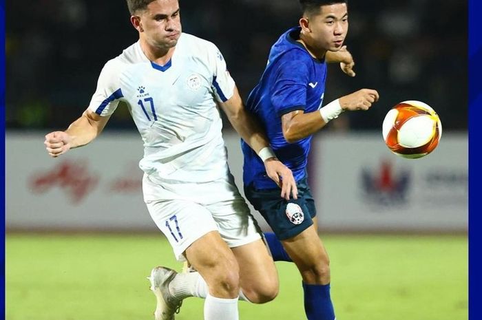 Laga Filipina vs Kamboja pada babak penyisihan Grup A SEA Games 2023, Selasa (2/5/2023).