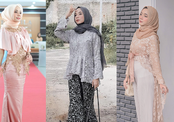 Bergaya Ayu Untuk Kondangan Pakai 7 Baju Brokat ala Selebgram HIjab!