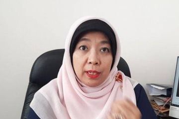 Komisioner KPAI bidang Kesehatan, Narkotika Psikotropika, dan Zat Adiktif (NAPZA), Sitti Hikmawatty, saat diwawancarai (21/2/2020).