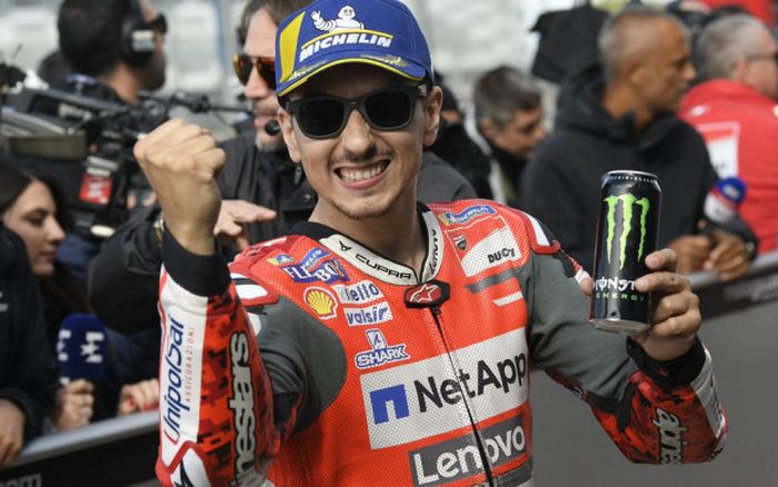  Pebalap Ducati, Jorge Lorenzo, sukses merebut pole position saat kualifikasi MotoGP Inggris di Sirkuit Silverstone