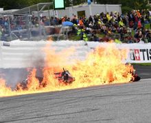 MotoGP Styria - Dani Pedrosa Tak Tahu Apa yang Terjadi Saat Motornya Terbakar