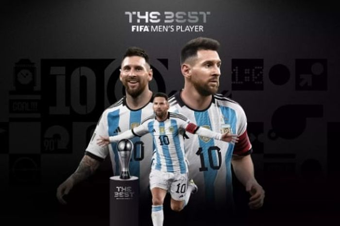 Lionel Messi kalahkan Erling Haaland untuk meraih gelar Pemain Terbaik FIFA 2023.