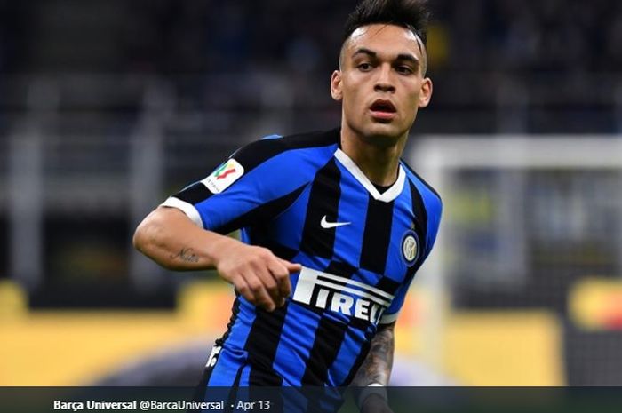 Penyerang Inter Milan, Lautaro Martinez, menjadi incaran utama klub raksasa Liga Spanyol, Barcelona.