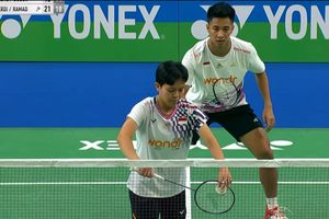 Hasil India Open 2025 - Dejan/Fadia Debut Sangar, Unggul Sampai 17-10 untuk Pecundangi Ganda Denmark