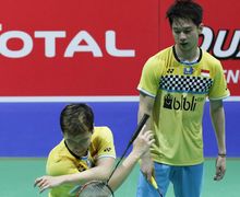 Drama 'Ngepel Lantai' Duo Jepang Warnai Kemenangan Minions di Babak Pertama China Open 2019