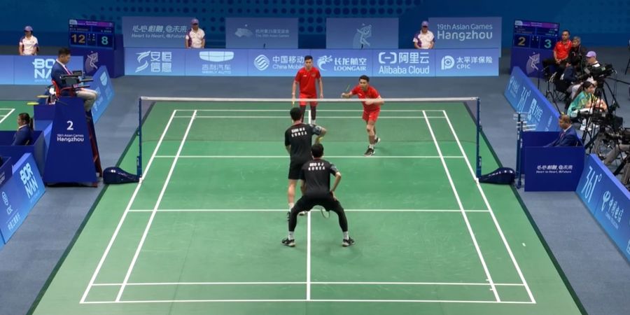 Hasil Bulu Tangkis Asia Games 2022 - Fajar/Rian Dijegal Juara Dunia Lewat Tiga Gim Sengit, Korea Selatan Samakan Kedudukan atas Indonesia