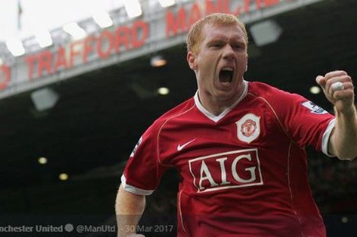 Gelandang legendaris Manchester United, Paul Scholes.