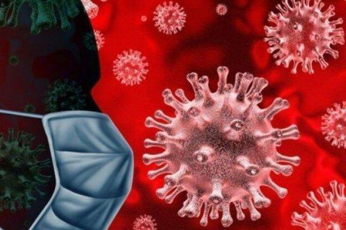 Ilustrasi virus corona (Covid-19).