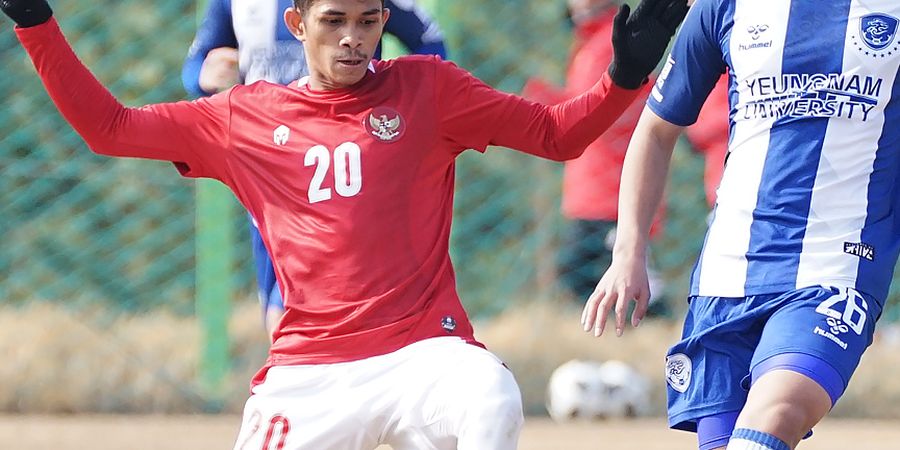 Ronaldo Kwateh Starter, Timnas U-19 Indonesia Kalah Telak 1-5 dari Yeungnam University