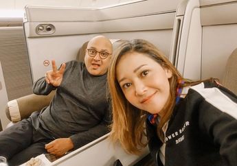 Bak Pengantin Baru, Maia Estianty dan Irwan Mussry Tampil Kompak Pakai Busana Serba Hitam Saat Liburan ke Jepang