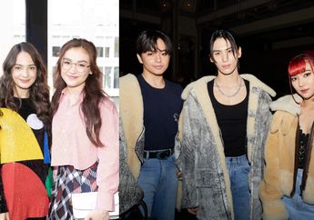 Enzy Storia, Isyana Sarasvati dan Angga Yunanda Foto Bareng Seleb Dunia di New York Fashion Week 2024