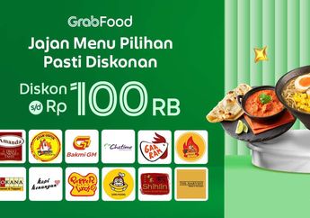 Kode Promo GrabFood Mei 2022, Makan Enak Pakai Diskon Rp100 Ribu
