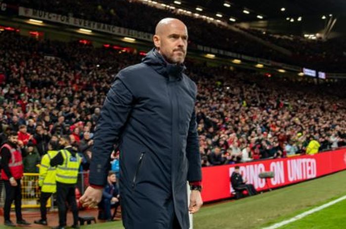 Pelatih Manchester United, Erik ten Hag.