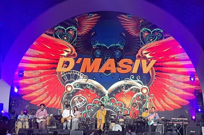 d'Masiv's appearance at the launch of Nusantara House, Friday (12/11).