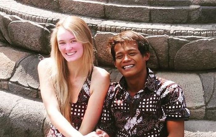 Bule cantik <a href='https://makassar.tribunnews.com/tag/polly-alexandria' title='Polly Alexandria'>Polly Alexandria</a> dan <a href='https://makassar.tribunnews.com/tag/nur-khamid' title='Nur Khamid'>Nur Khamid</a>