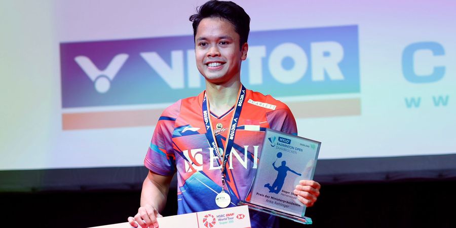 Hasil Undian Wakil Indonesia pada Hylo Open 2023 - Anthony Ginting Tak Akan Pertahankan Gelar, Merah Putih Kirim 5 Wakil