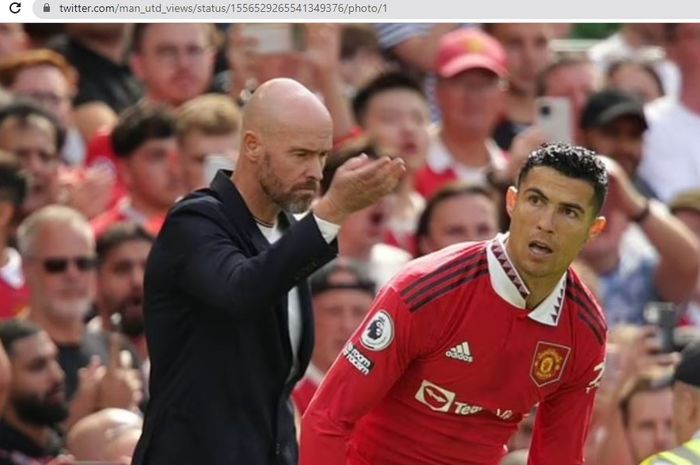 Pelatih Manchester United, Erik ten Hag, mengaku benci melihat permainan skuad asuhannya yang kerap melakukan crossing kepada Cristiano Ronaldo saat melawan Aston Villa di Liga Inggris.