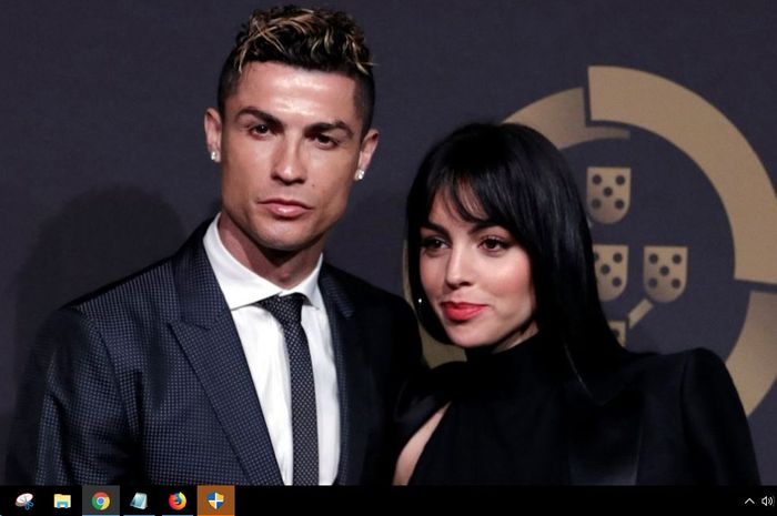 Cristiano Ronaldo dan sang pacar, Georgina Rodriguez