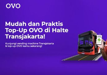 Cara Top-up OVO di Vending Machine Transjakarta, Hemat Uang Belanja