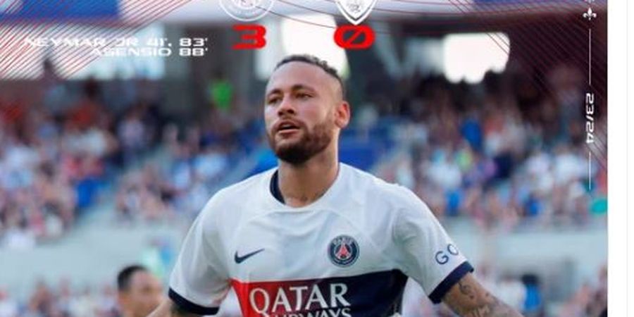 Hasil Uji Coba - Nyawa PSG 3 Kali Terangkat di Negeri Ginseng, Neymar Sumbang 2 Gol