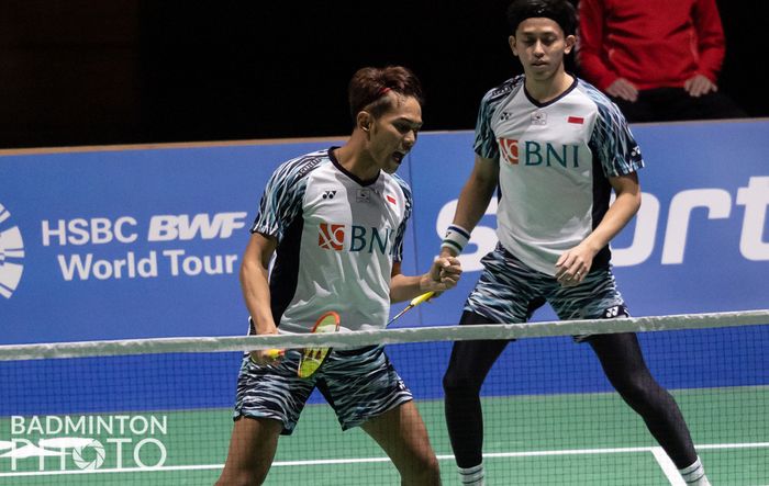 Indonesian men's doubles Fajar Alfian/Muhammad Rian Ardianto.