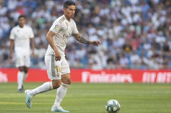Pemain Real Madrid, James Rodriguez.