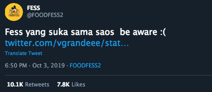 Cuitan viral terkait proses pembuatan saus tomat rasa kaki.